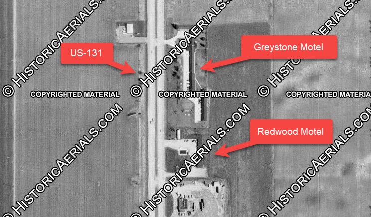 Greystone Motel - 1969 Dueling Motels (newer photo)
